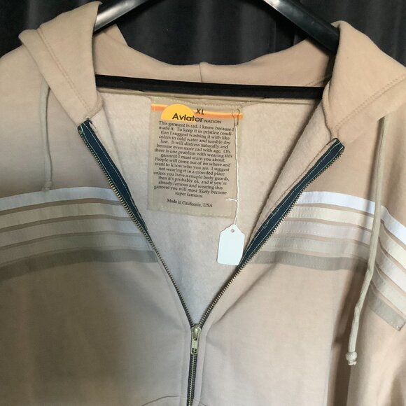 Aviator Nation 5 stripe hoodie - Picture 5 of 7